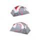Outbound 6-Person 3-Season Lightweight Dome Tent w/Carry Bag and Rainfly, Red, CTI0765451