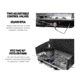 Outbound Portable Propane Gas Camping Stove w/2 Burners, Black, CTI07658131