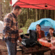 Outbound Portable Propane Gas Camping Stove w/2 Burners, Black, CTI07658131