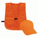 Outdoor Cap Vest/Cap Combo Adult, Blaze Orange, BLZCPV