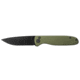 Outdoor Edge Cutlery Dirk Folding Knife, 3.25in, 8Cr13MoV Stainless Steel, Drop Point Blade, Green Anodized Handle, DK1C