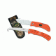 Outdoor Edge Cutlery Grip Hook Combo Folder Knife, Orange Handles, Clam Pack, 3.2in. Grip Hook Blade, 4.4in. Blade Saw 101960