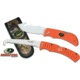 Outdoor Edge Cutlery Grip Hook Combo Knife, Orange, One size GHC-1