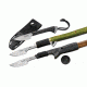 Outdoor Edge Cutlery Harpoon Fixed Blade Knife, Silver/Black, HAR-1C