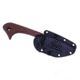 Outdoor Edge Cutlery Le Duck Fixed Blade Knife,2.5in 8Cr14 Stainless Blade,Brown/Black Rubberized TPR Handle LD-10