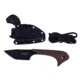 Outdoor Edge Cutlery Le Duck Fixed Blade Knife,2.5in 8Cr14 Stainless Blade,Brown/Black Rubberized TPR Handle LD-10