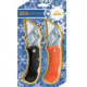 Outdoor Edge Cutlery 2-Pack B.O.A Knives, 1in, Stainless Steel, Blsck/Orange Polymer Handle, P23BOBK2C