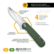 Outdoor Edge Cutlery Razor VX3in Folding Knife