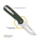 Outdoor Edge Cutlery Razor VX3in Folding Knife
