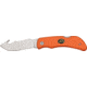 Outdoor Edge Cutlery Grip Hook Folding Knife, 3.125 in, AUS, Kraton, Orange GHB-50C