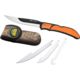 Outdoor Edge Cutlery Razor Bone, 6-Blade Combo Set, Orange, Blister Pack, RBB20C