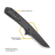 Outdoor Edge Cutlery Outdoor Edge Razor Vx4 3 Fldr Carbon Weave Over G10