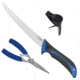 Outdoor Edge Cutlery Outdoor Edge Reel Flex Fillet &amp; Pliers With Sheath Fixed Blade Knife, 7.5 in Blade, Stainless Steel, P24RF75PNC