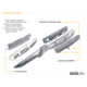 Outdoor Edge Cutlery RAZOR APX Folding Knife, 2.5in, Japanese 420J2 Stainless Steel, Drop Point Blade, Aluminum, Anodized Orange, APX255C