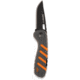 Outdoor Edge Cutlery Razor HTX Folding Knife, 3in, 420J2 Stainless Steel, Drop Point Blade, Gray/Orange Handle, HTX30Y6C