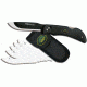 Outdoor Edge Cutlery Razor-Lite, Black-6 Blades w/ Black Nylon Sheath, One size RL-10