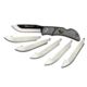 Outdoor Edge Cutlery Razor Lite Folding Knife, 3.5 in, 420J2, Grivory w/ rubberized TPR inserts, Grey/Black, RLY-50