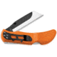 Outdoor Edge Cutlery Razor Work Lockback Folding Knife, Japanese 420J2 stainless, Grivory, Orange, RWB-3070C