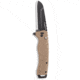 Outdoor Edge Cutlery RAZOR XD1 Folding Knife, 3in, Japanese 420J2 Stainless Steel, Sheepsfoot/Utility Blade, Glass-Filled Nylon, Heavy Duty Tan Handle, XD130AC