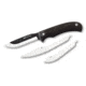 Outdoor Edge Cutlery Razormax Fixed Blade Knife, 3.5in Drop Point 420J2 Blade, Black Rubberized TPR Handle, RMK-10