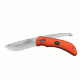 Outdoor Edge Cutlery SwingBlaze Folder Knife, Orange, Clam, 3.6in. Skin. Blade, 3.2in. Gut. Blade 102009