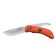 Outdoor Edge Cutlery SwingBlaze Folder Knife, Orange, Clam, 3.6in. Skin. Blade, 3.2in. Gut. Blade 102009