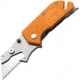Outdoor Edge Cutlery UtiliPro Utility Folding Knife, 1 in, 5.25 in Overall, Japanese 420J2 Stainless Steel, GFN, Orange Handle, UPB-10C