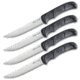 Outdoor Edge Cutlery Wild Game Knives, 5 in, 420J2 Stainless Steel, Serrated Blade, Black, STK-4c