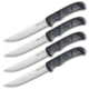 Outdoor Edge Cutlery Wild Game Knives, 5 in, 420J2 Stainless Steel, Serrated Blade, Black, STK-4c