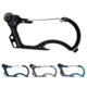Outdoor Element Firebiner 1, Aurora, Black, Blue, Silver