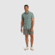 Outdoor Research Astroman Short Sleeve Sun Shirt - Mens, Balsam Plaid, M, 2822782708007