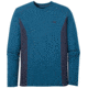 Outdoor Research Echo Long Sleeve Tee - Mens, Cascade/Naval Blue, Small, 2714481957006