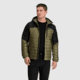 Outdoor Research Helium Down Hoodie Jacket - Mens, Ranger Green/Black, S, 2775722779006
