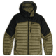 Outdoor Research Helium Down Hoodie Jacket - Mens, Ranger Green/Black, S, 2775722779006