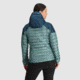 Outdoor Research Helium Down Hoodie Jacket - Womens, Neptune/Harbor, XS, 2775912786005