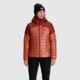 Outdoor Research Helium Down Hoodie - Womens, Cinnamon/Brick, Extra Small, 2775912528005
