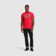 Outdoor Research OR Advocate Stripe T-Shirt, Spice/Bronze, Medium, 3002232562007