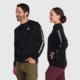 Outdoor Research OR Lockup Chest Logo Long Sleeve Tee, Black/White, Large, 3002250114008