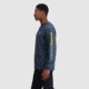 Outdoor Research OR Lockup Chest Logo Long Sleeve Tee, Naval Blue/Sulphur, Extra Large, 3002252416009