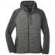 Outdoor Research Refuge Hybrid Hooded Jacket - Womens, Pewter/Storm, Large, 2691981352008