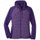 Outdoor Research Refuge Hybrid Hooded Jacket - Womens, Purple Haze/Dark Basalt, Extra Small, 2691981528005