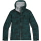 Outdoor Research Stratoburst Stretch Rain Jacket - Women's, Douglas Fir Print, Small, 3008942848006