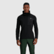 Outdoor Research Vigor Grid Fleece Pullover Hoodie - Mens, Black, Large, 3005020001008