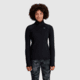 Outdoor Research Vigor Grid Fleece Quarter Zip - Womens, Black, Extra Small, 3005230001005