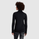 Outdoor Research Vigor Grid Fleece Quarter Zip - Womens, Black, Extra Small, 3005230001005
