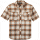 Outdoor Research Wanderer Short Sleeve Shirt - Mens, Umber Plaid, Large, 2745051847008