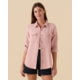 Outerknown Chroma Blanket Shirt - Women's, Momento Pink, Extra Small, 2310087-MPK-XX-XS