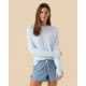 Outerknown Sun Shirt - Women's, Cool Water Heather, Extra Small, 2290003-CWT-XX-XS