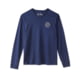 Outerknown Tom Blake Emblem L/S Tee - Men's, Marine, Small, 12154315-MRN-XX-S