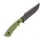 Outlier Knife Company Night Fighter Fixed Blade Knives, 4.87in, 52100 Steel, Swedged/Straight Back, G10 Handle, Black, OKC115CB001